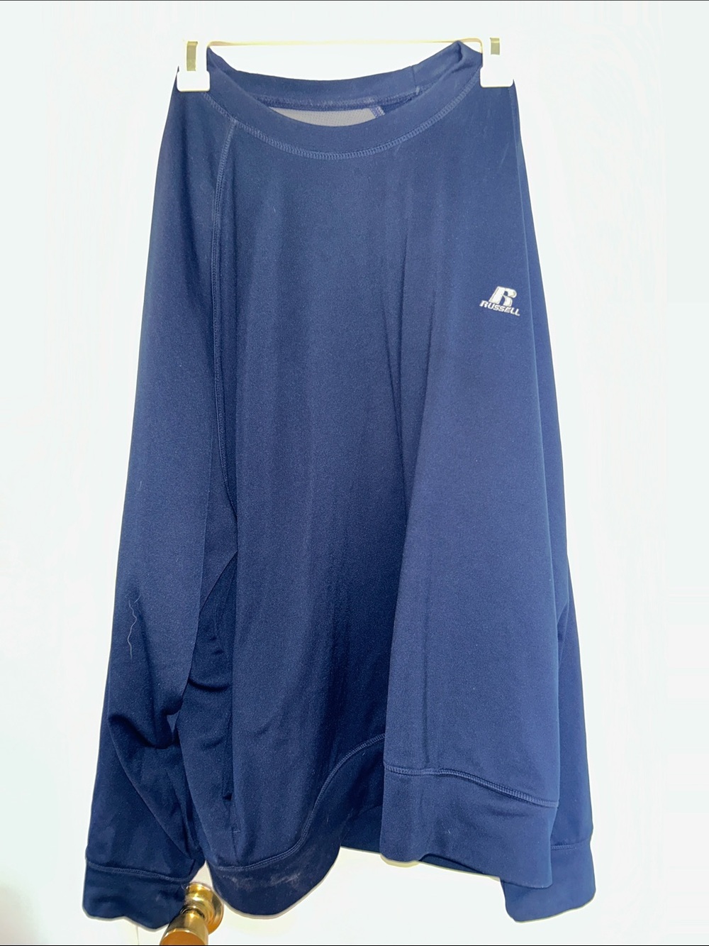 Russell Athletic Dark Blue Sweatshirt with White Logo